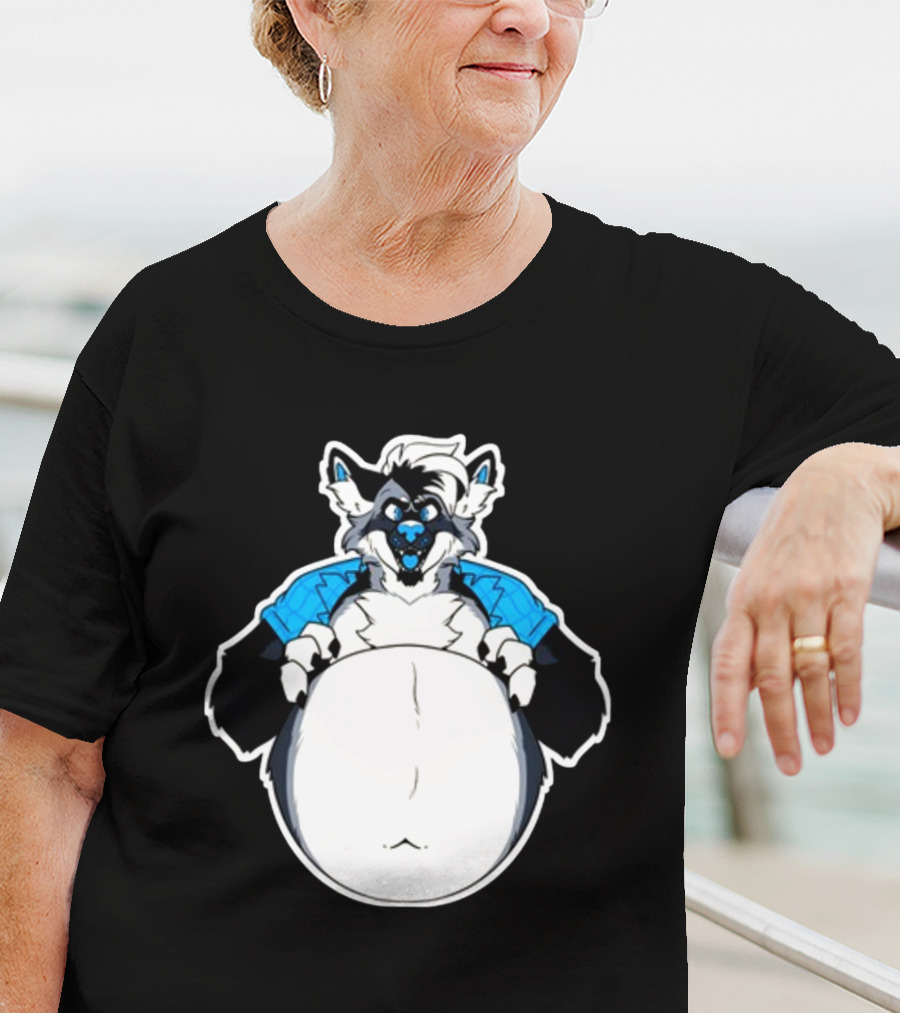 Sloshdog Jax's Cool Wolf Character T-Shirt