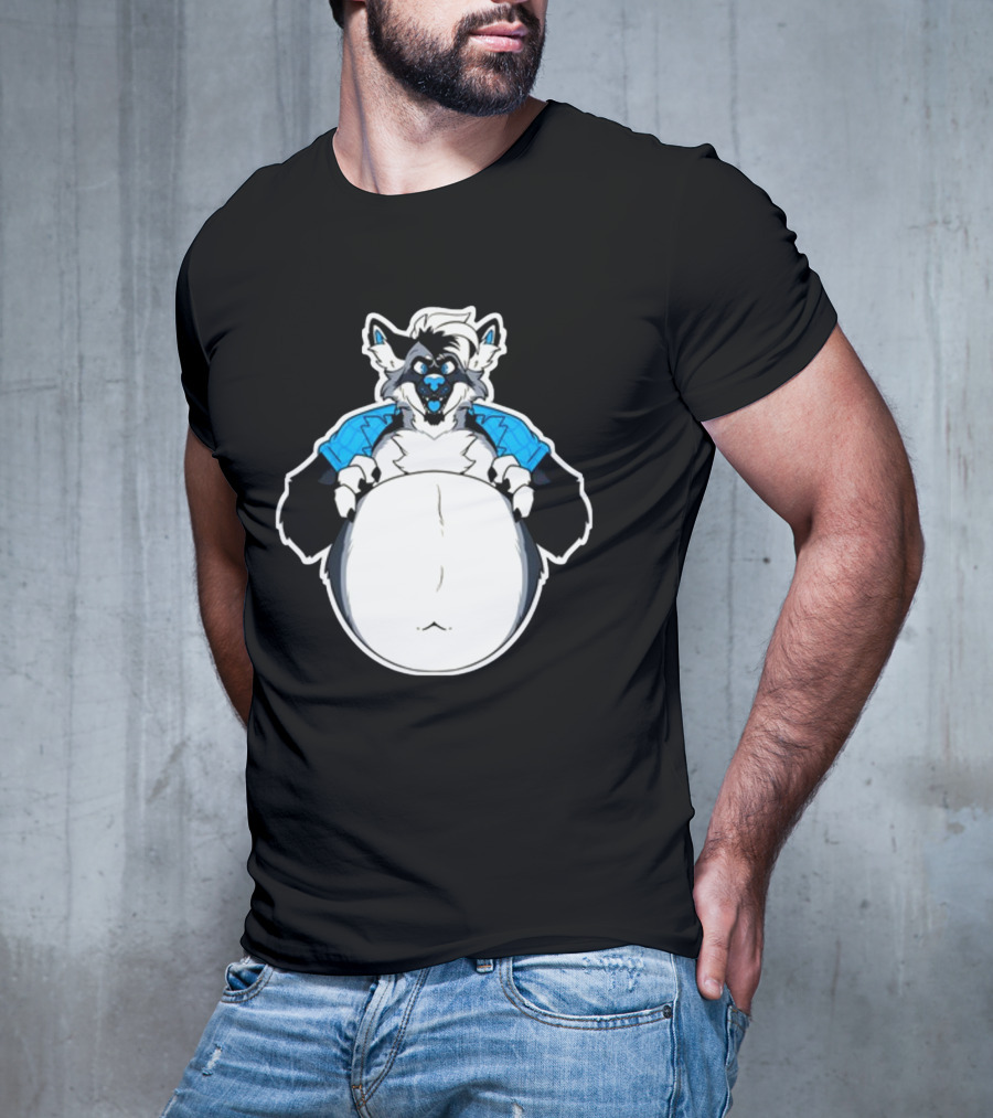 Sloshdog Jax's Cool Wolf Character T-Shirt