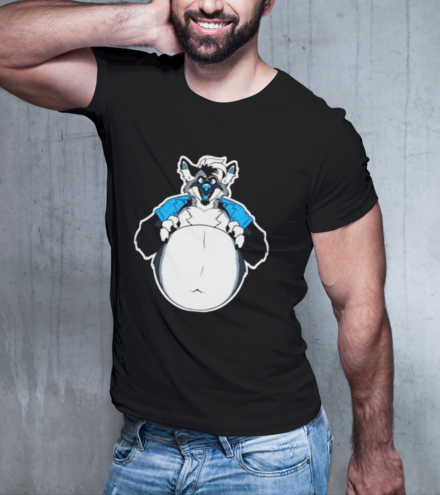 Sloshdog Jax's Cool Wolf Character T-Shirt