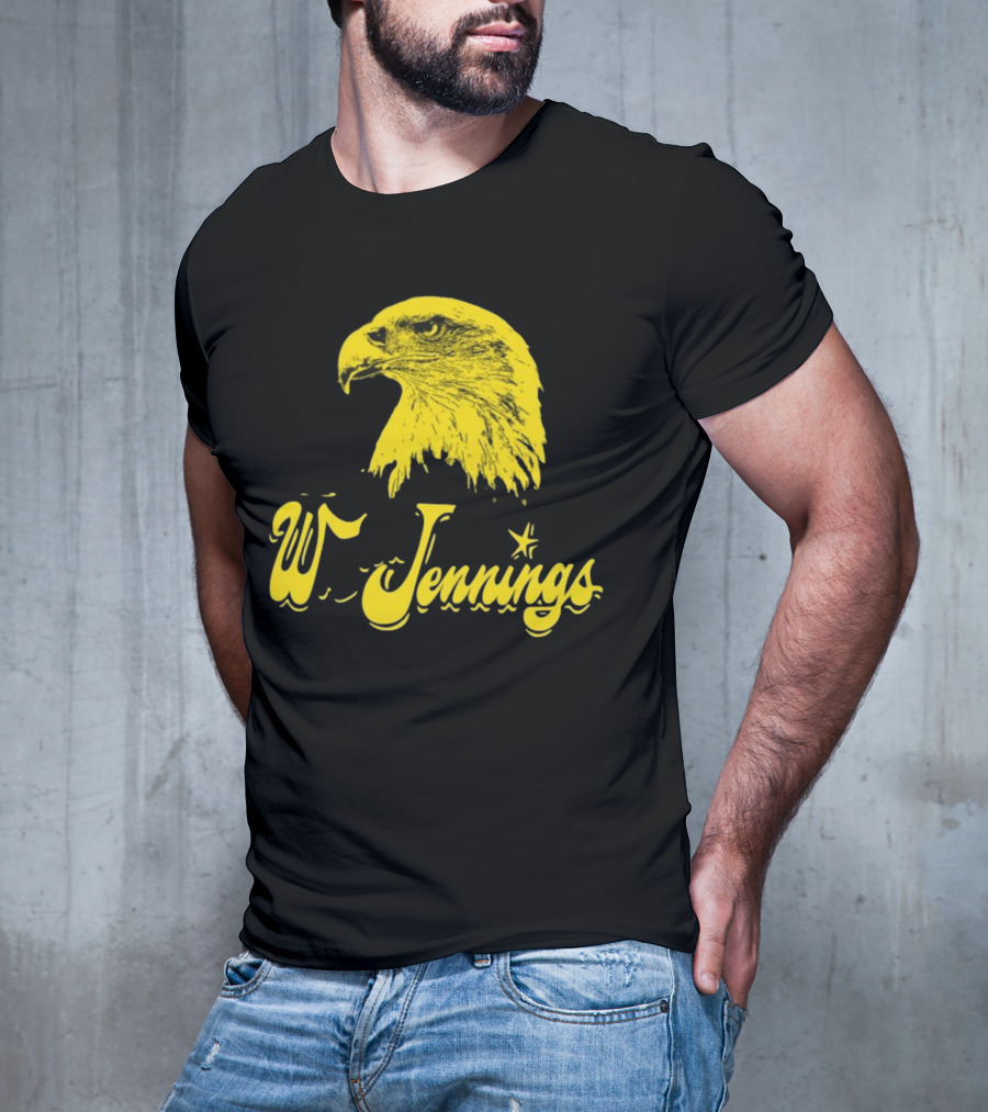 Seager X Waylon Jennings Eagle W Jennings Star T-Shirt