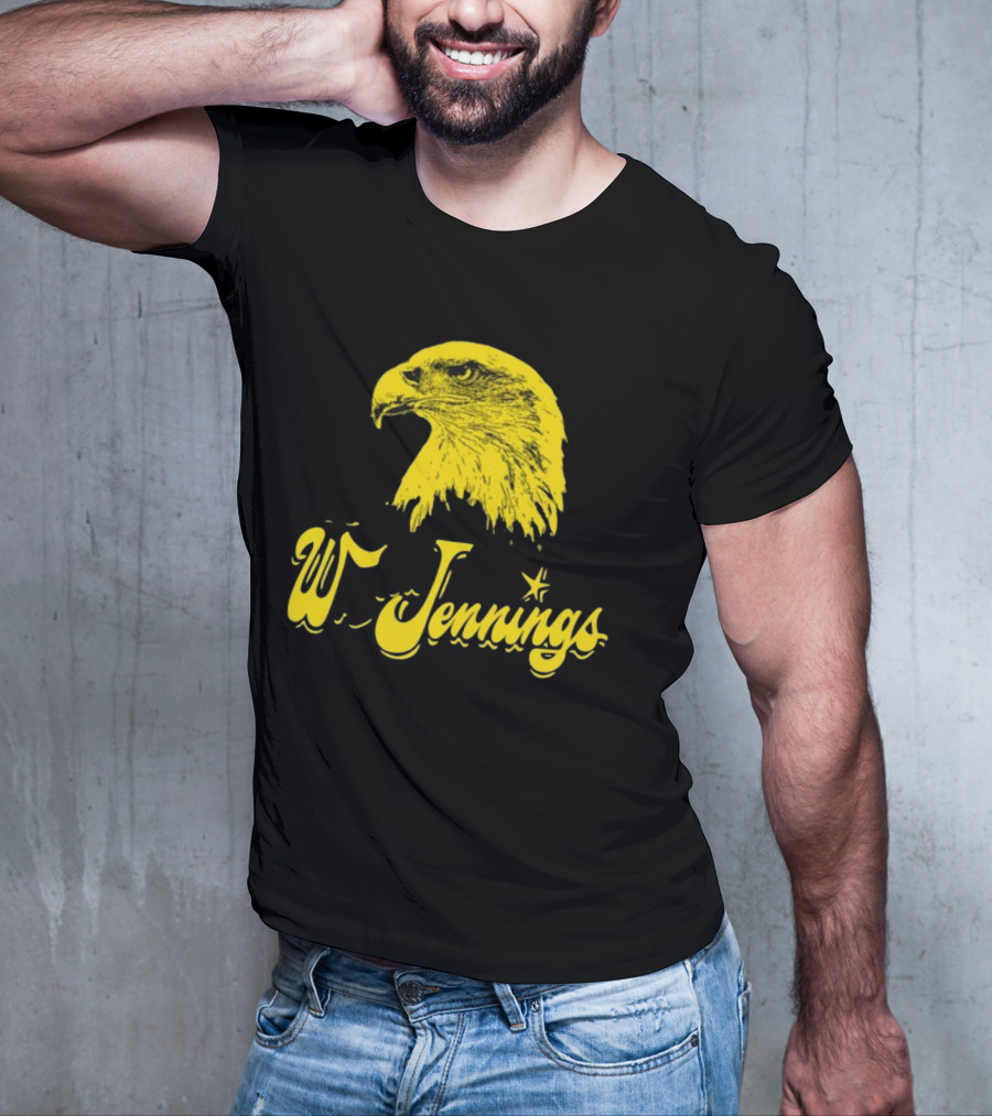 Seager X Waylon Jennings Eagle W Jennings Star T-Shirt