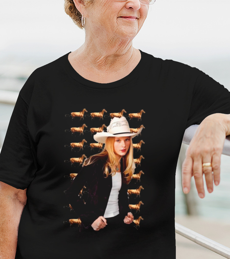 Extreme Horse Girl Cowgirl Aesthetic T-Shirt