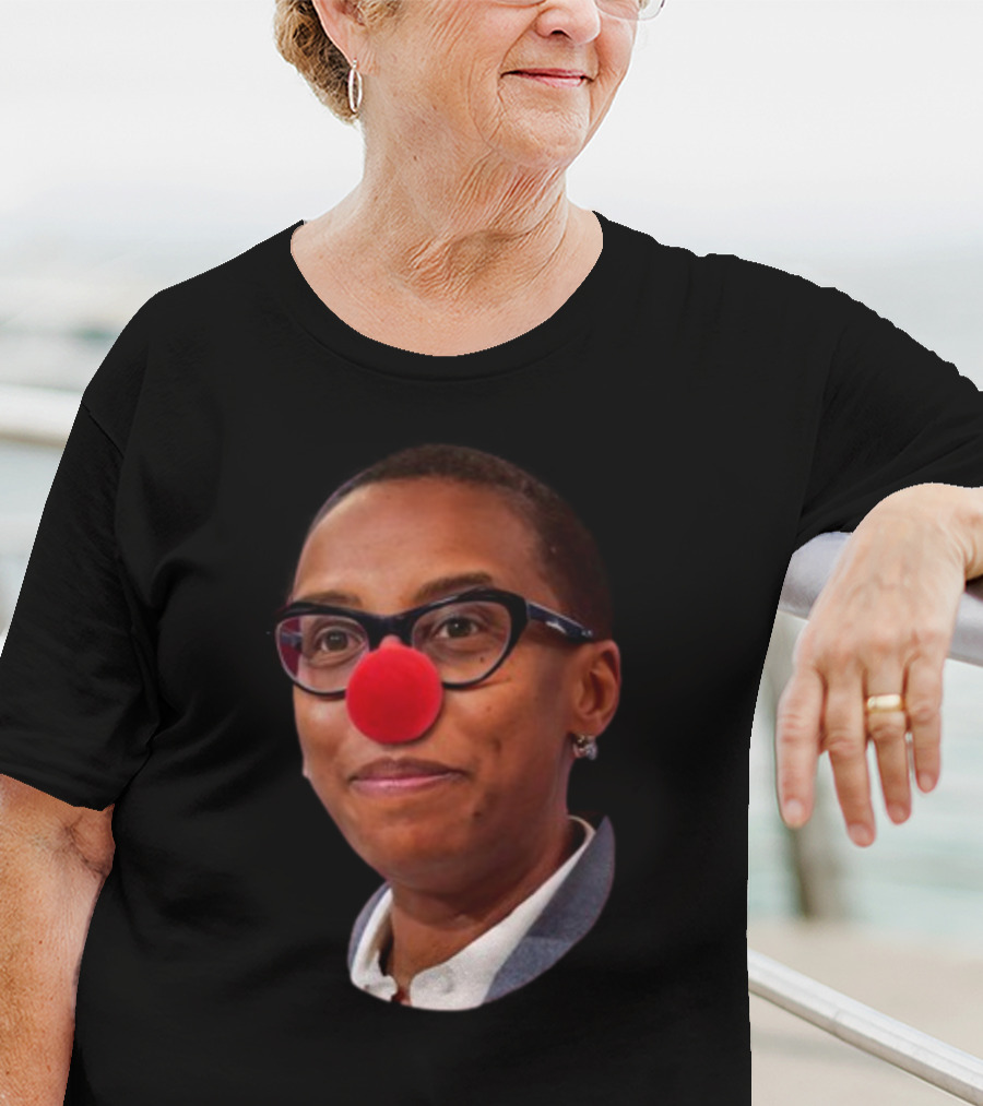 Claudine Gay With Red Clown Nose T-Shirt