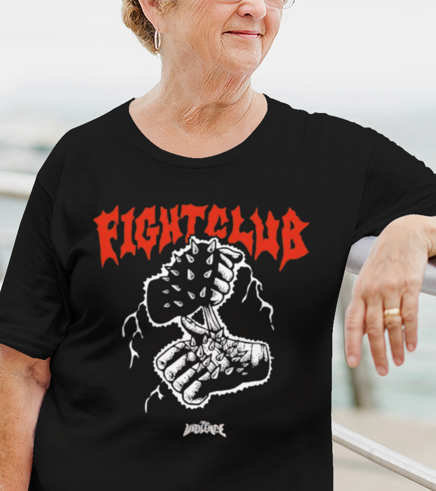Fight Club Full Violence Spiked Fists T-Shirt