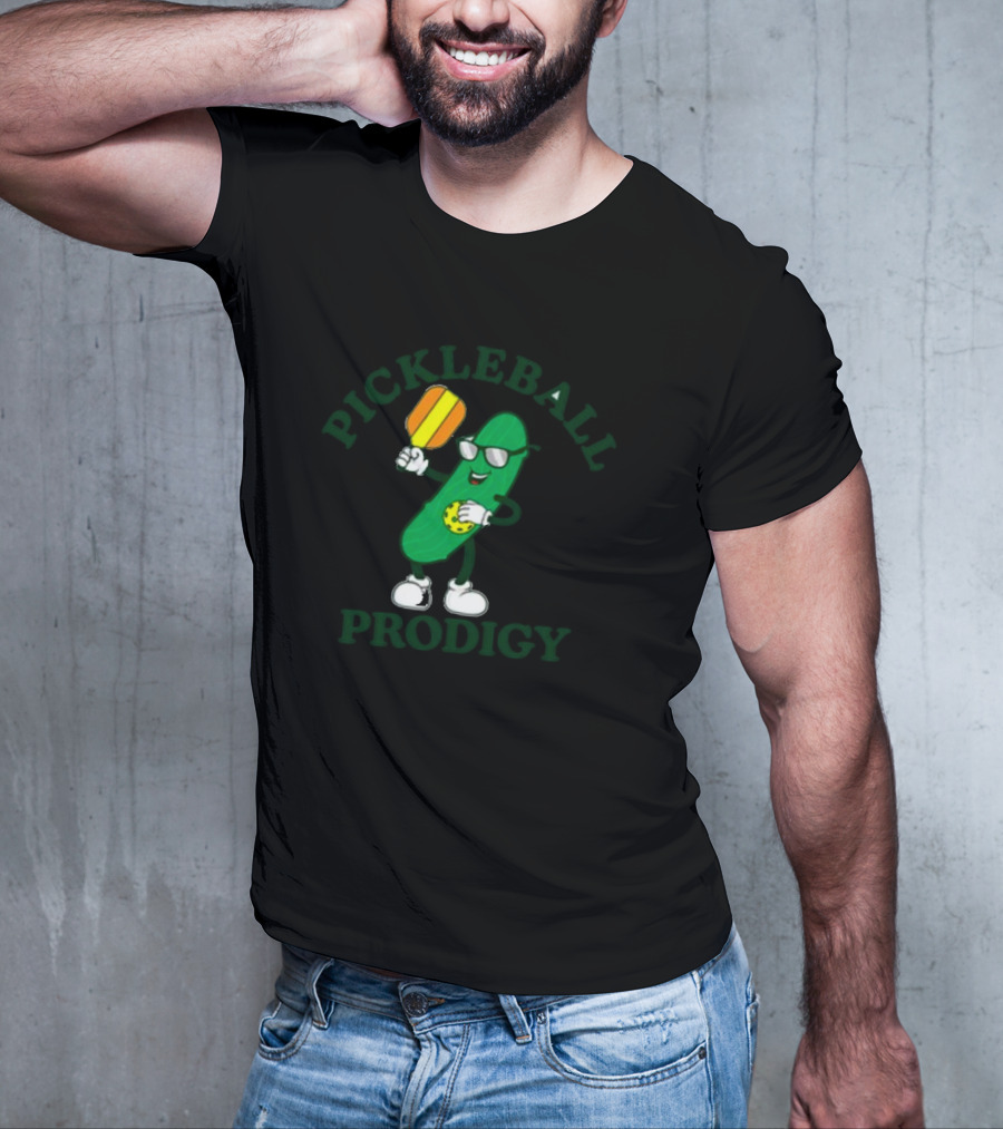 Middleclassfancy Pickleball Prodigy Pickle Racket Champion T-Shirt