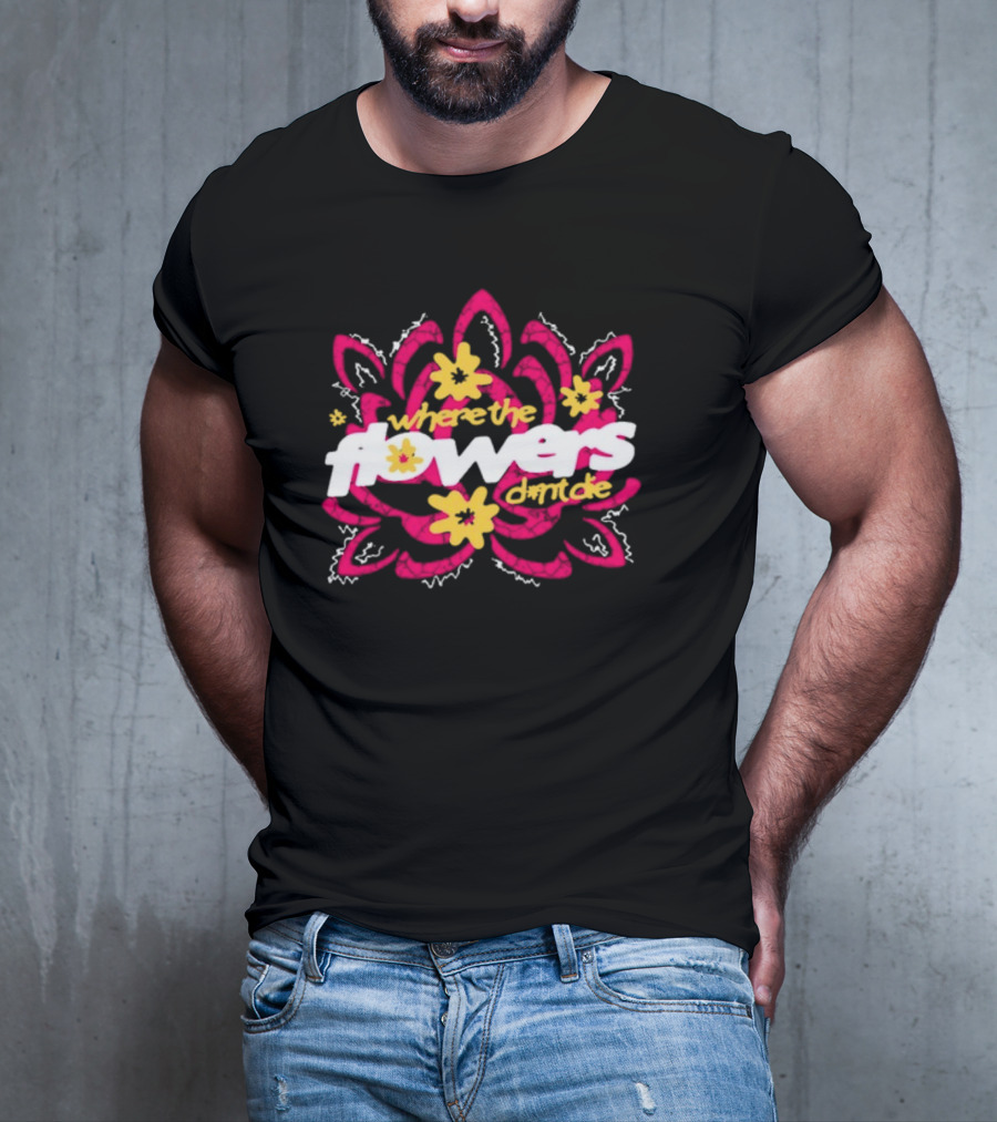 Monaleo Where The Flowers Dont Die Floral Motif T-Shirt