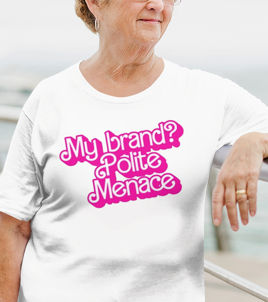 My Brand Polite Menace Barbie New T-Shirt