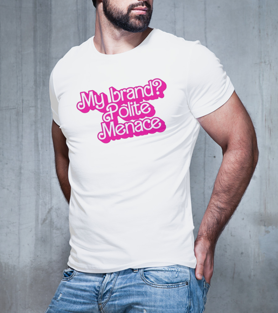 My Brand Polite Menace Barbie New T-Shirt