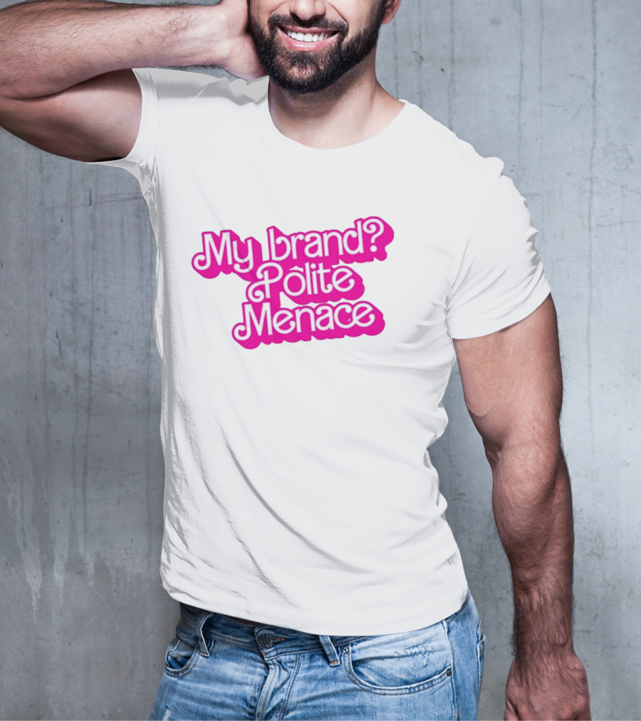 My Brand Polite Menace Barbie New T-Shirt