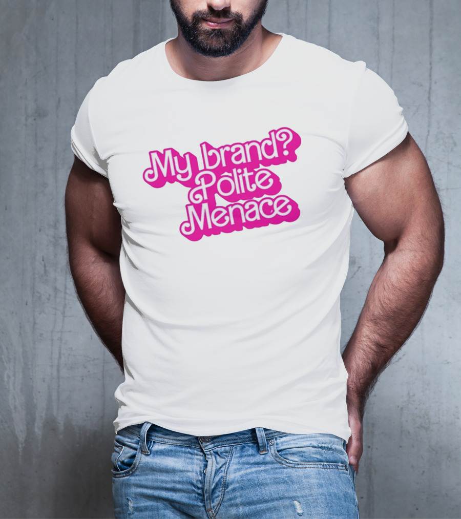 My Brand Polite Menace Barbie New T-Shirt