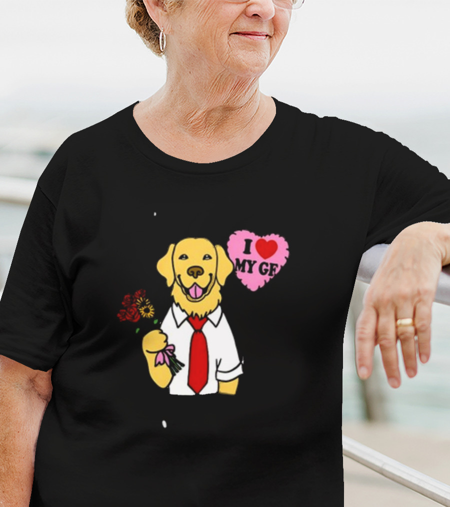 SORRY I HAVE A GOLDEN RETRIEVER BOYFRIEND I LOVE MY GF T-Shirt