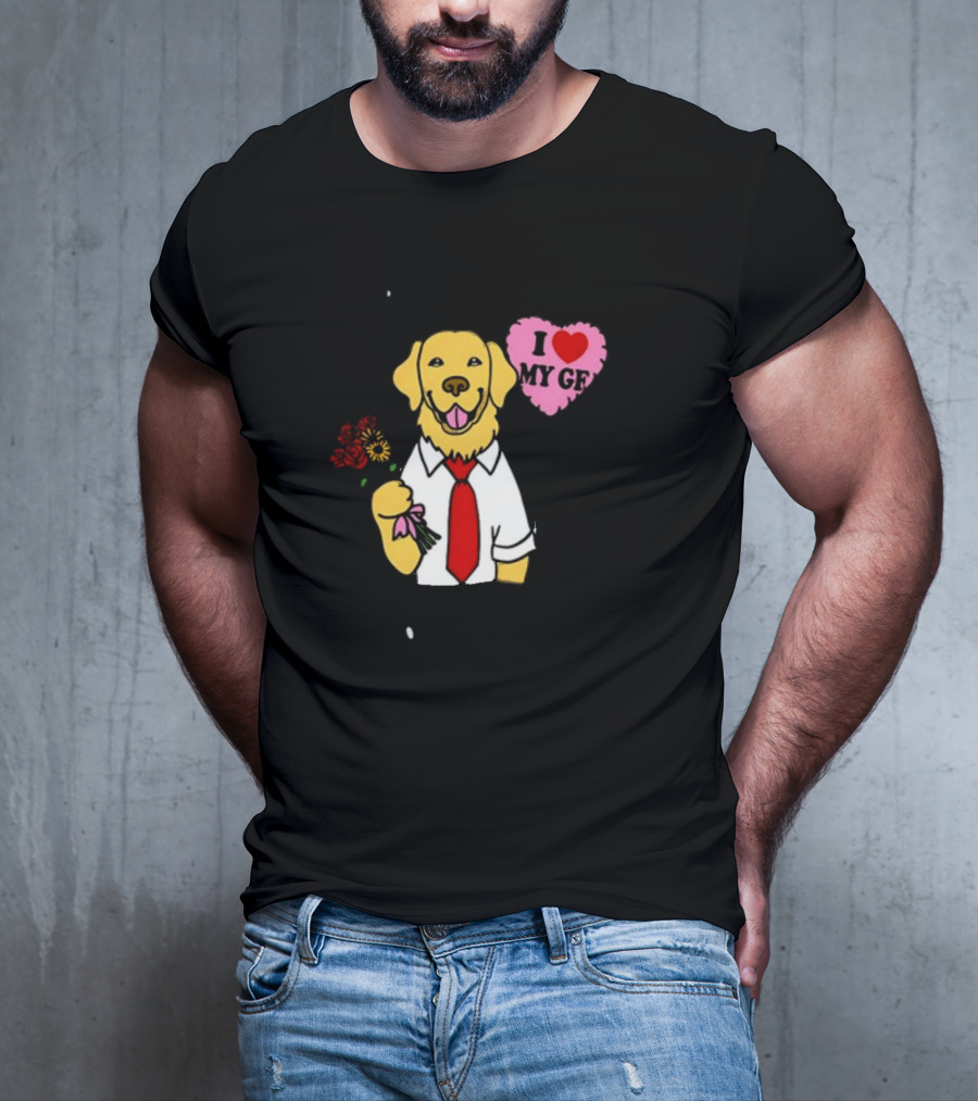 SORRY I HAVE A GOLDEN RETRIEVER BOYFRIEND I LOVE MY GF T-Shirt