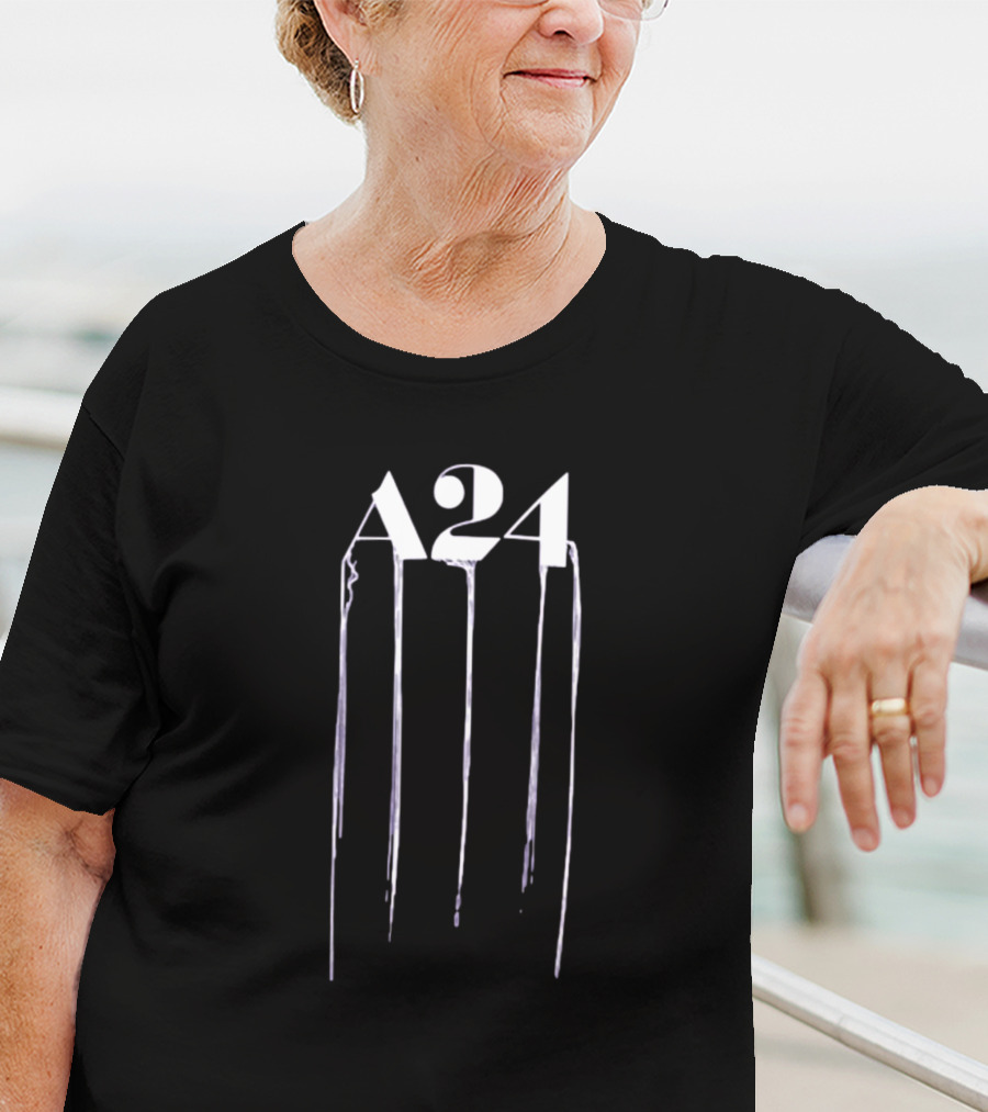 A24 X Kojima Productions Death Stranding Dripping Effect T-Shirt