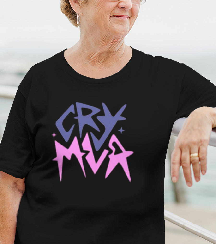 Xcryboy Yerimua Cry Mua Purple Pink Star T-Shirt