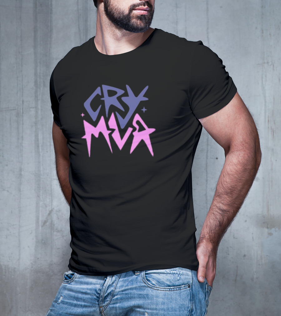 Xcryboy Yerimua Cry Mua Purple Pink Star T-Shirt