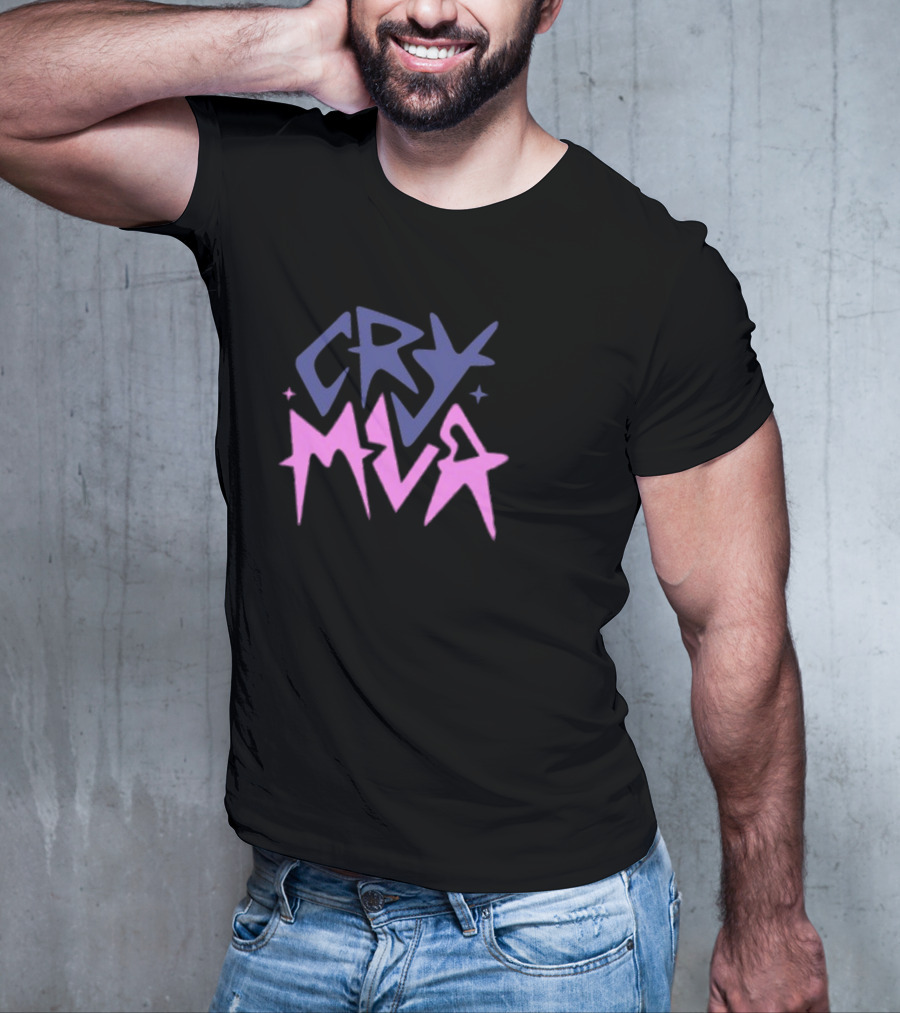 Xcryboy Yerimua Cry Mua Purple Pink Star T-Shirt