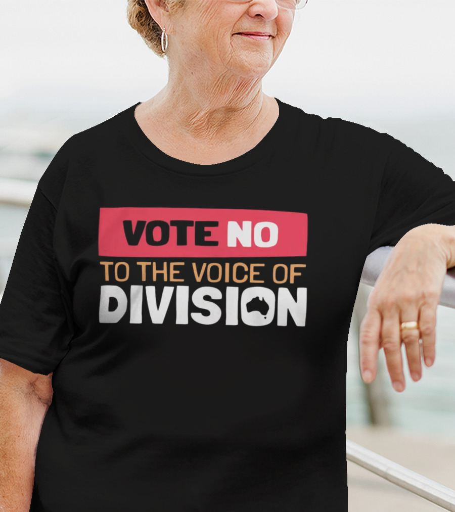 Vote No To The Voice Of Division Australia Map T-Shirt