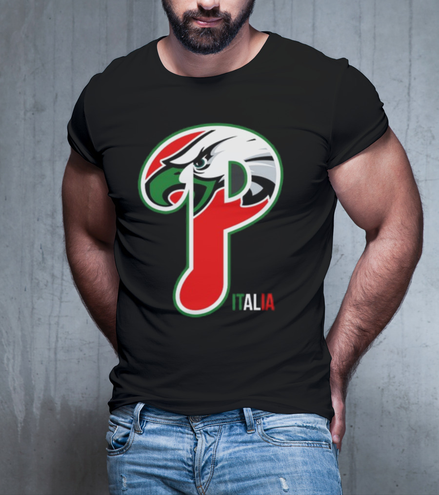 Eagles Phillies Italia P T-Shirt