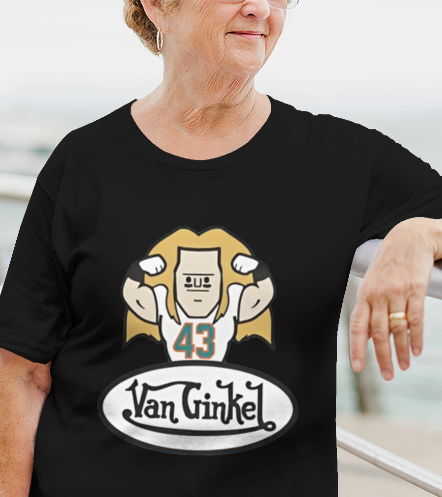 Van Ginkel 43 Vibzmiami Football Player T-Shirt