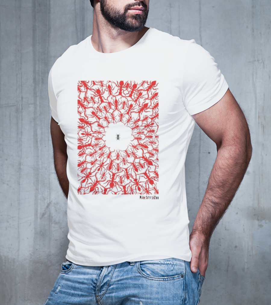 Being Autistic Ant Red Kaleidoscope T-Shirt