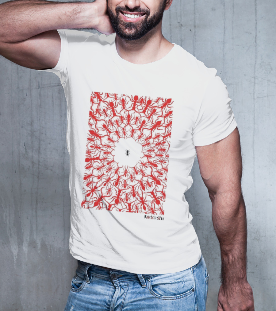 Being Autistic Ant Red Kaleidoscope T-Shirt