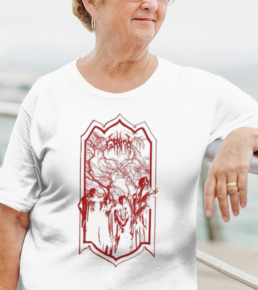 Grima The Cult Dark Red Band T-Shirt