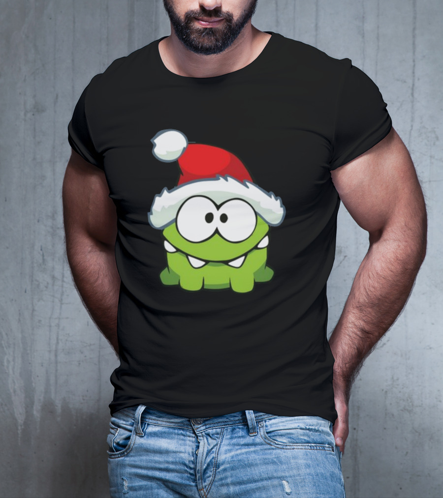 Santa Hat Om Nom T-Shirt