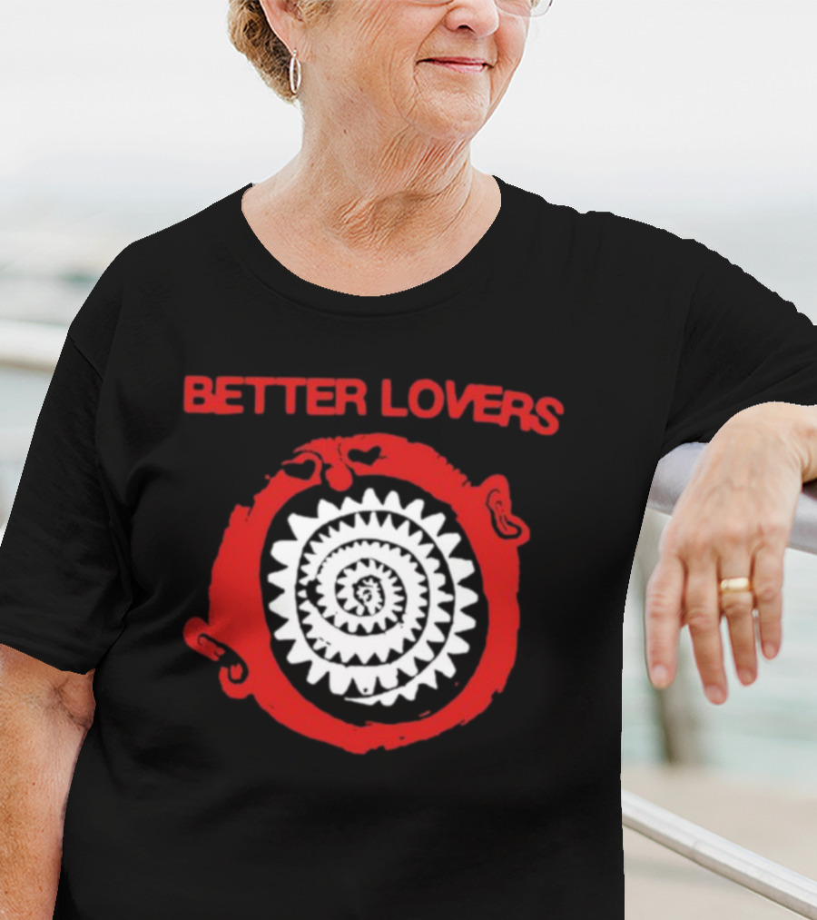 Better Lovers Red Spiral Teeth T-Shirt