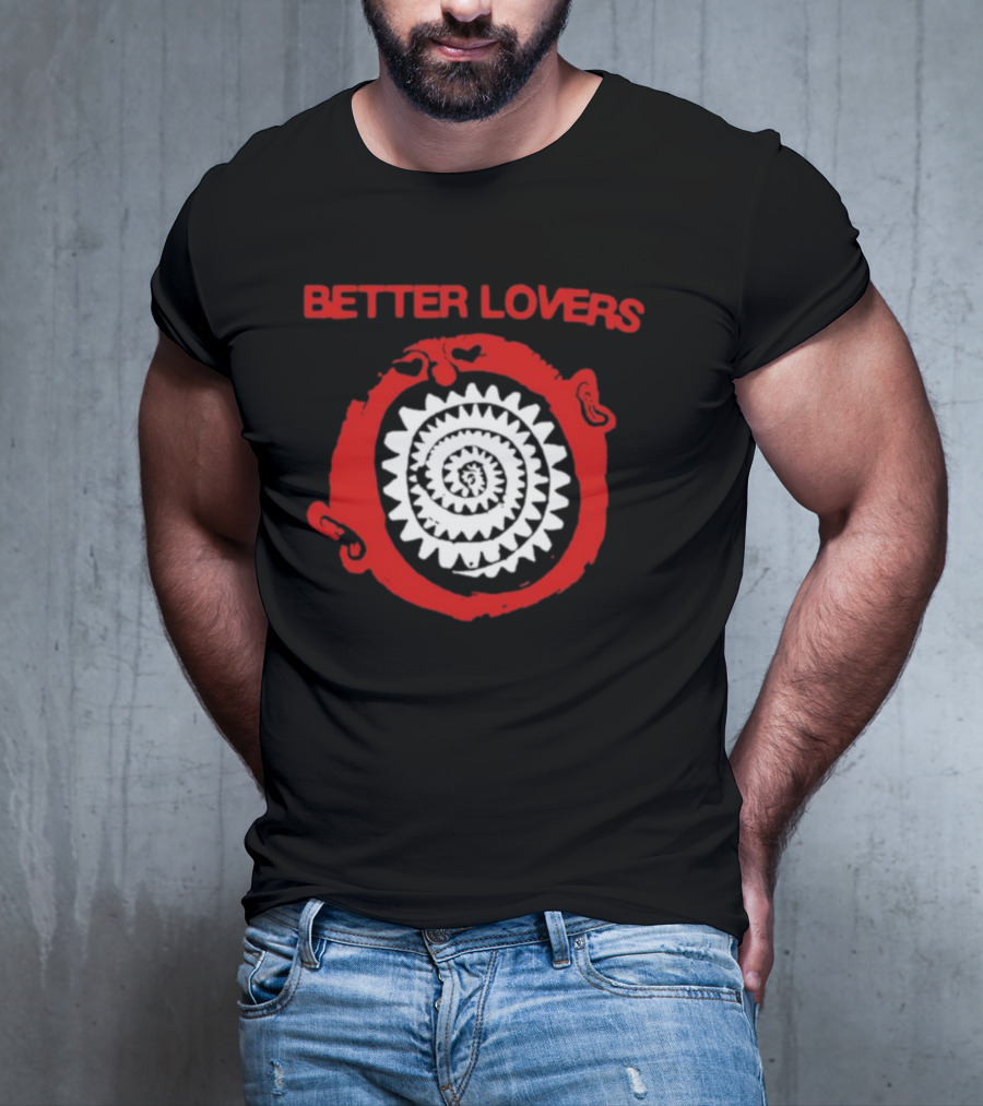 Better Lovers Red Spiral Teeth T-Shirt