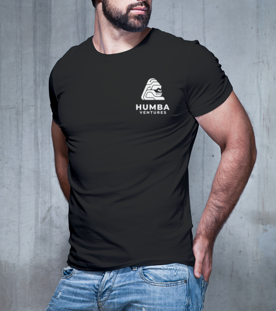 Humba Ventures Black Shirt With White Stylish T-Shirt