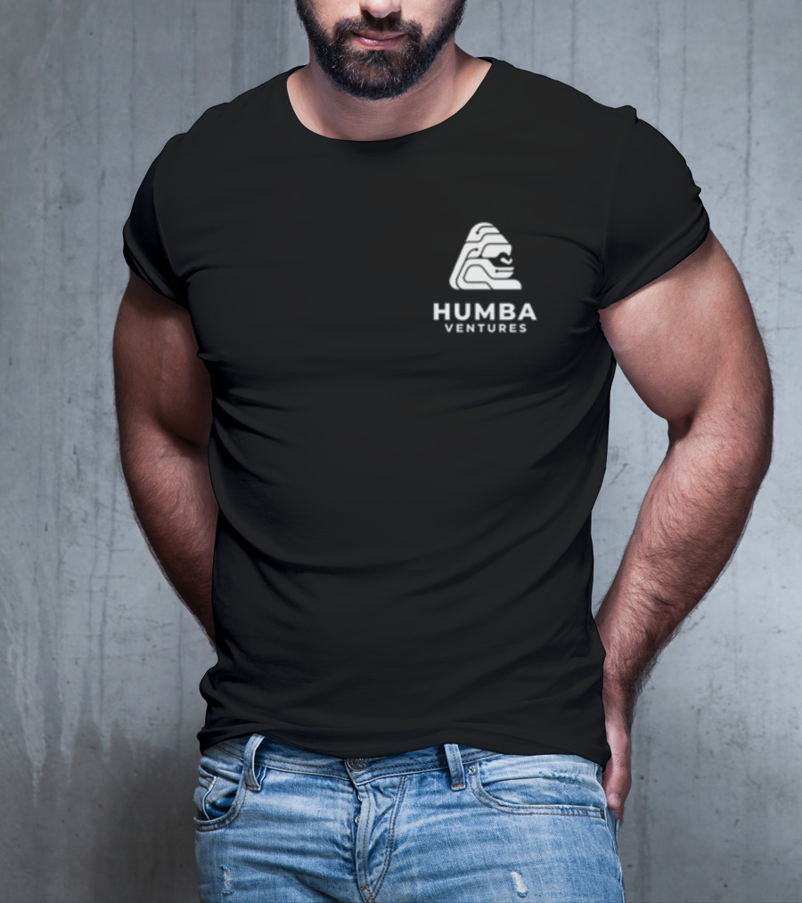 Humba Ventures Black Shirt With White Stylish T-Shirt