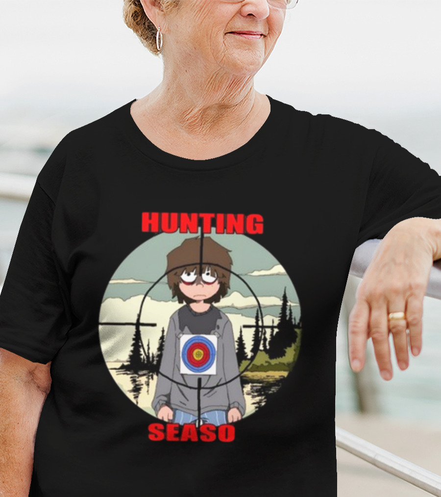 Mr Grill Gangster Hunting Season Crosshair Target Boy T-Shirt
