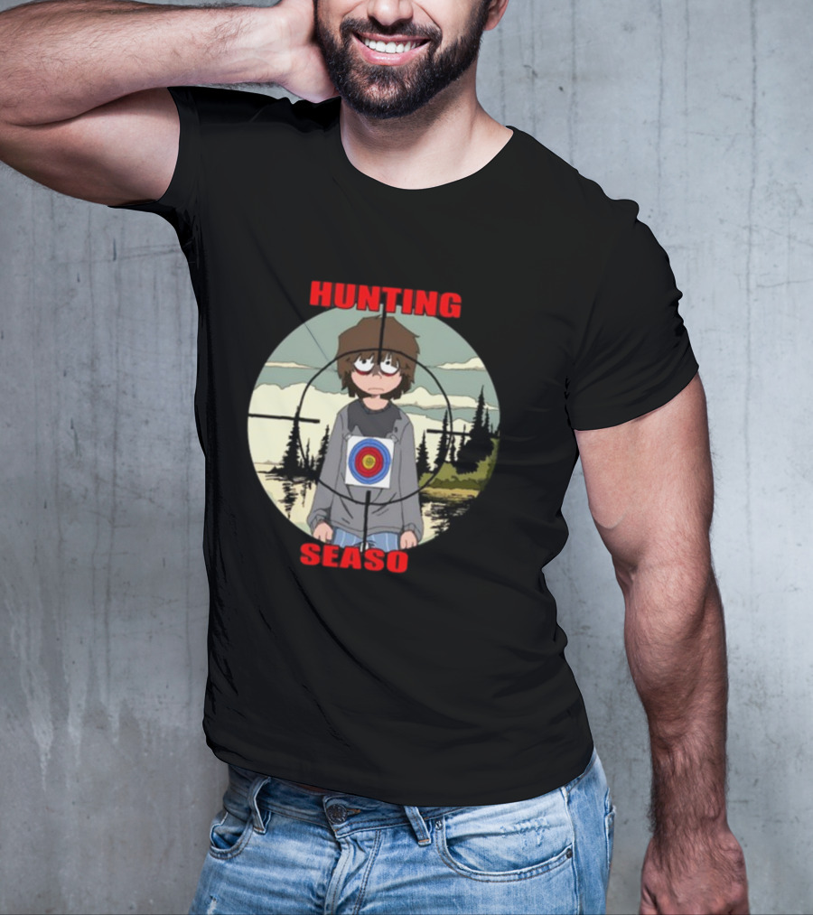 Mr Grill Gangster Hunting Season Crosshair Target Boy T-Shirt