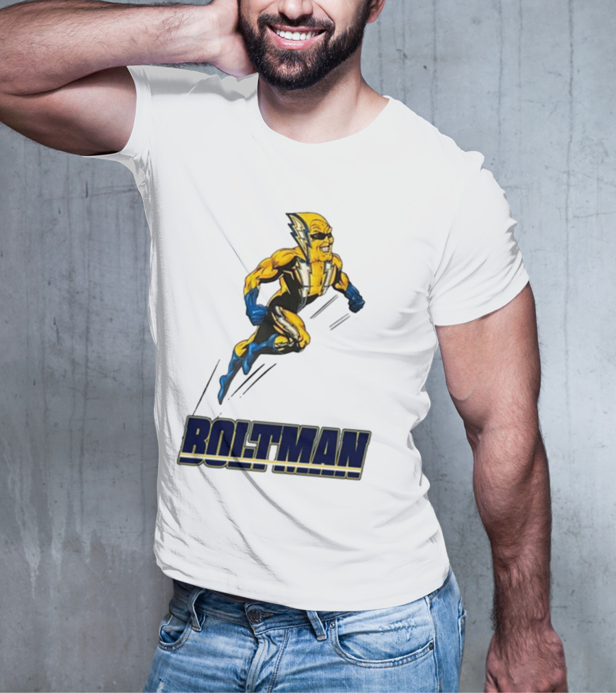 Boltman Superhero With Lightning Costume T-Shirt