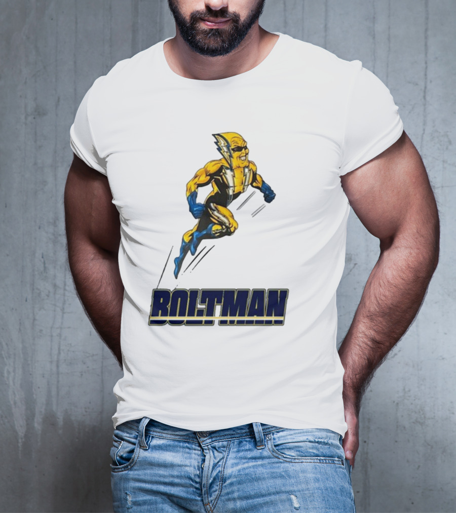 Boltman Superhero With Lightning Costume T-Shirt