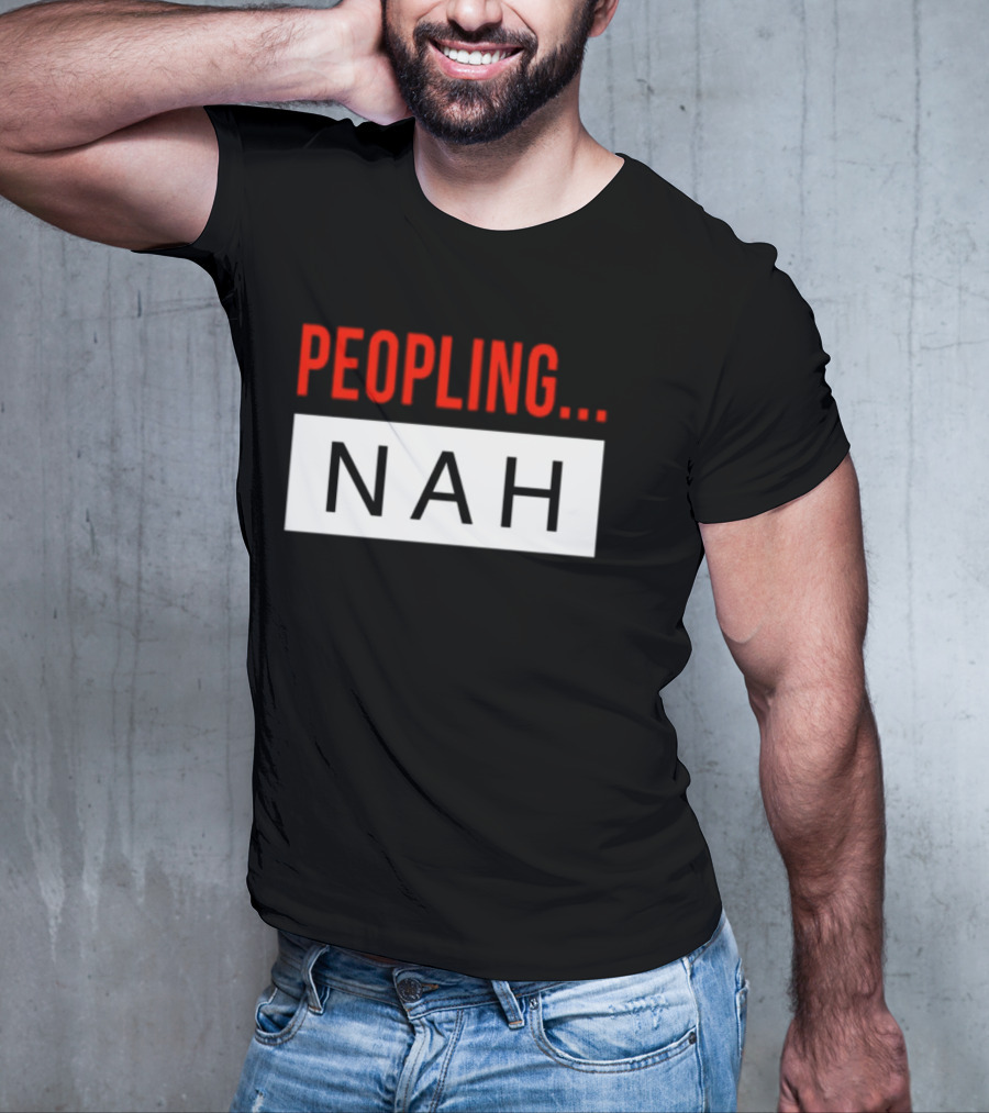 Peopling Nah Minimalist T-Shirt