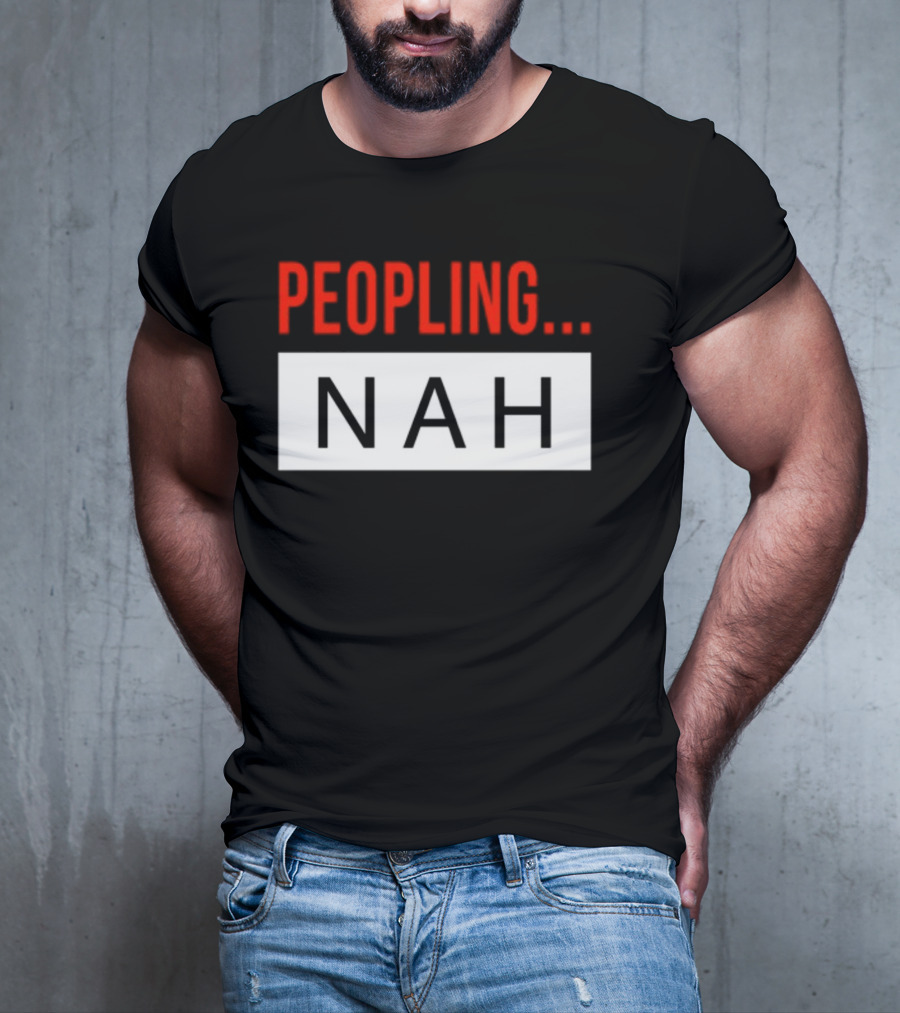 Peopling Nah Minimalist T-Shirt