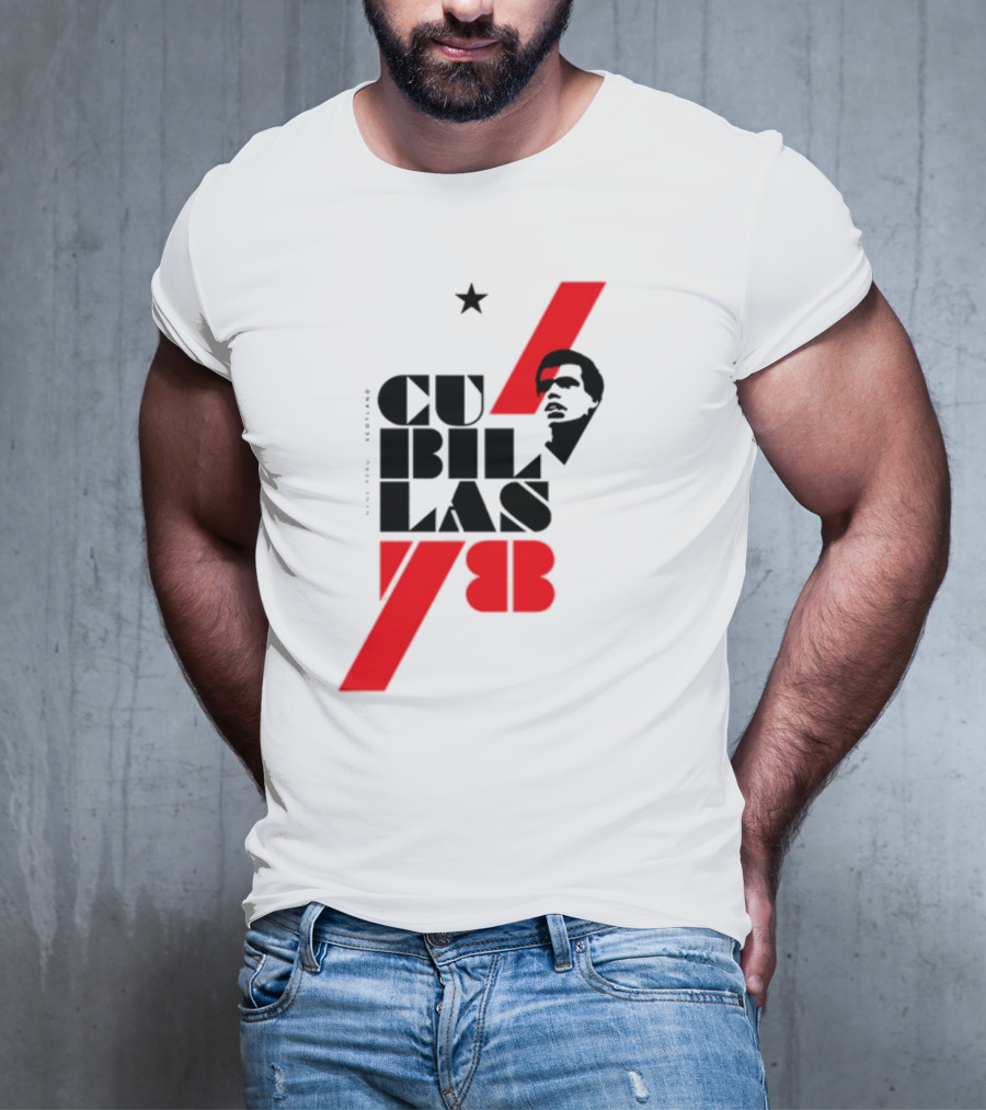 CUBILLAS 78 Star Iconic Red And Black T-Shirt