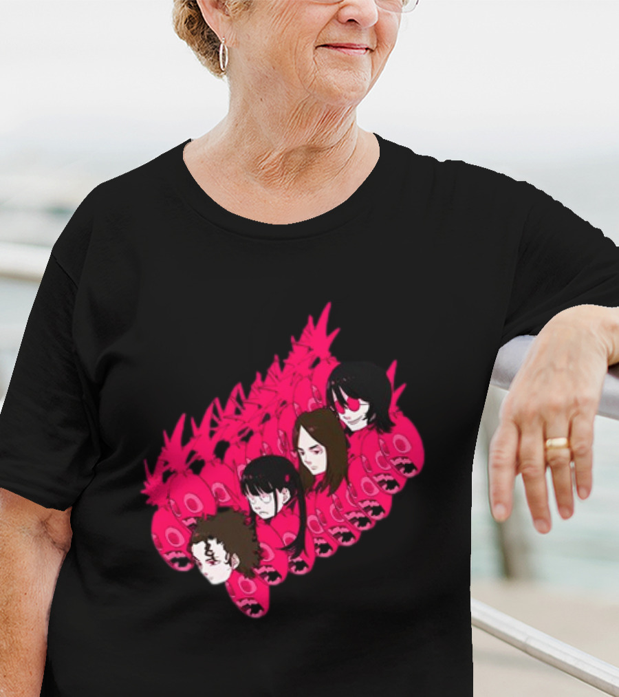 Concert Exclusive Jun Inagawa Pink Monster Characters T-Shirt