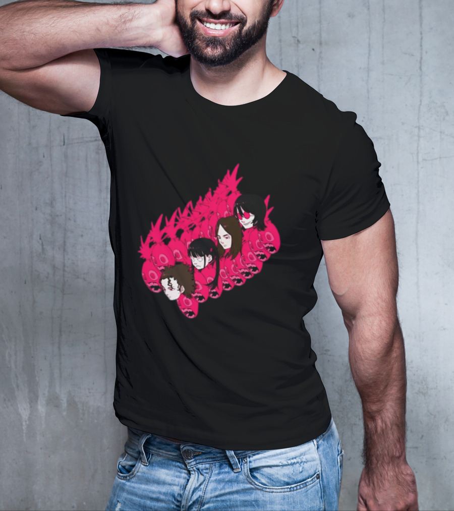 Concert Exclusive Jun Inagawa Pink Monster Characters T-Shirt