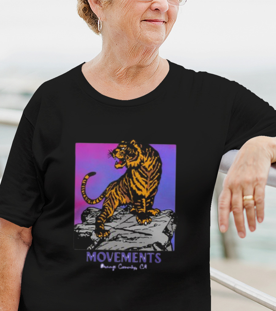 Movements Tiger Orange County CA T-Shirt