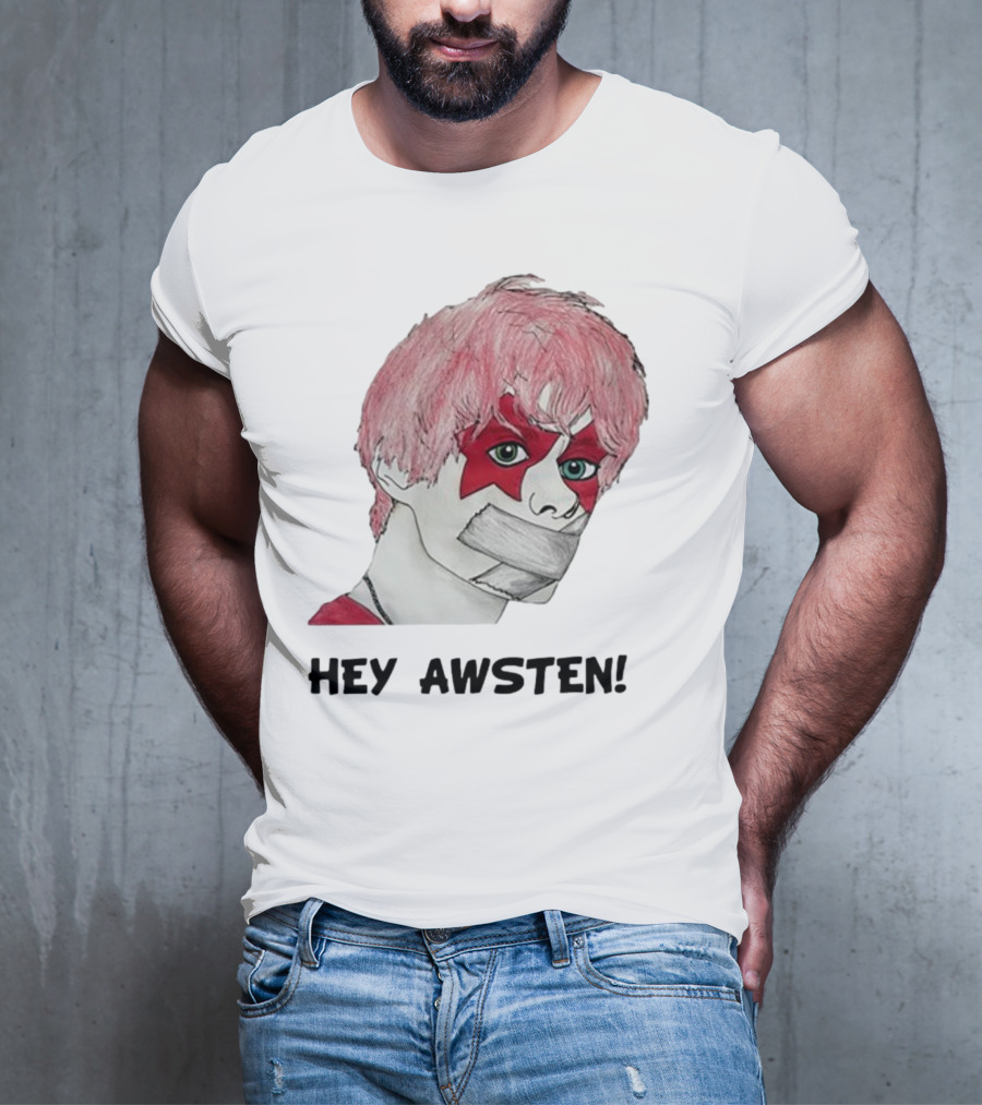 Hey Awsten Are You Gonna Play Sneaking Out Of Heaven Masked Punk T-Shirt