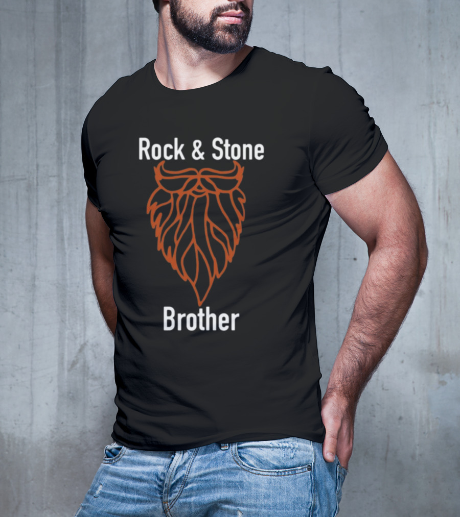 Rock And Stone Brother Beard T-Shirt
