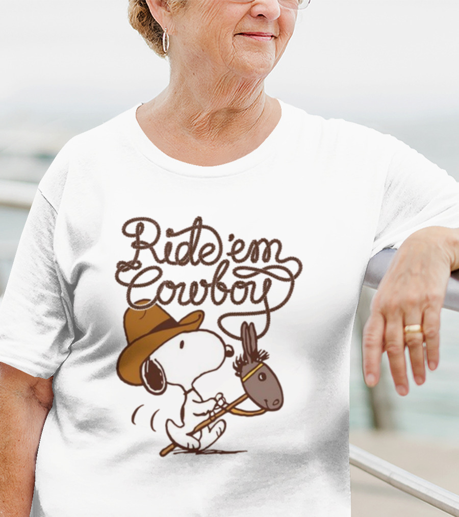 Ride Em Cowboy Snoopy T-Shirt