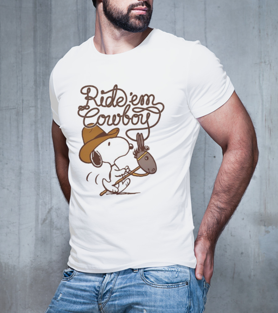 Ride Em Cowboy Snoopy T-Shirt