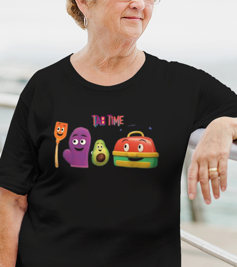 Tab Time Pals Colorful Kitchen Friends T-Shirt