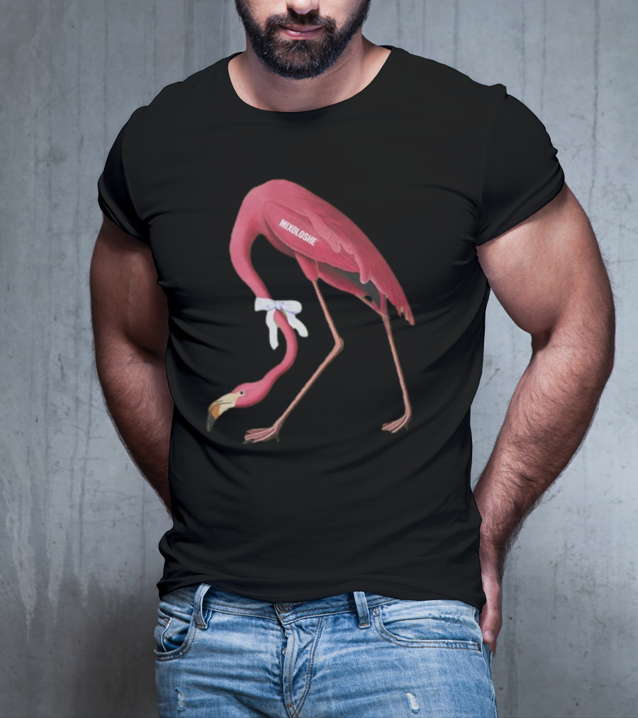 Mixoloshe Flamingo Team Crewneck T-Shirt