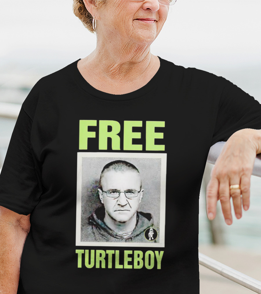 Free Turtleboy Mugshot T-Shirt