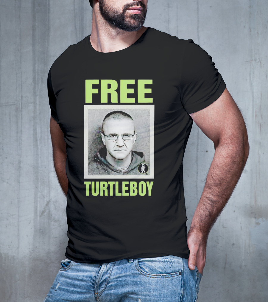 Free Turtleboy Mugshot T-Shirt