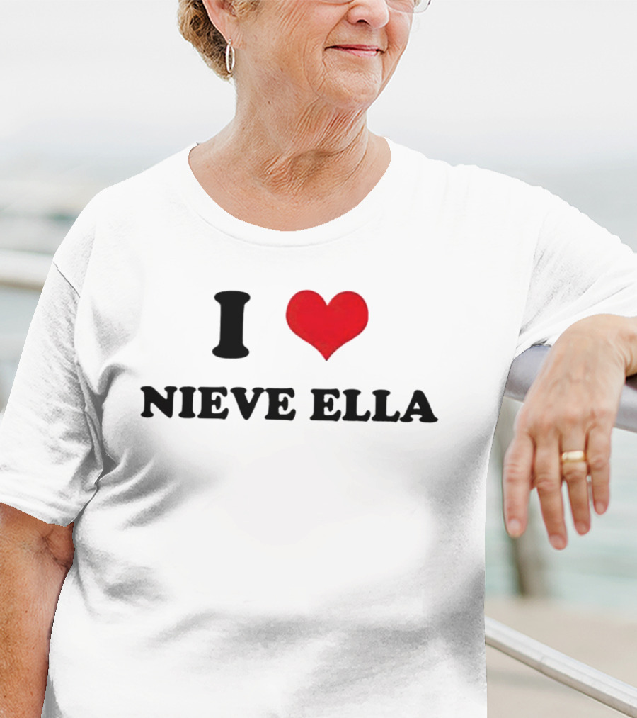 I Love Nieve Ella Heart T-Shirt